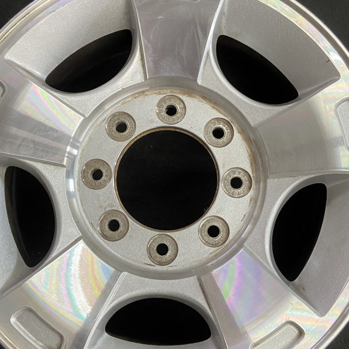 18" FORD F250SD PICKUP 09-10 18x8 SRW TPMS 5 spoke aluminum cast indented spoke ends Original OEM Wheel Rim