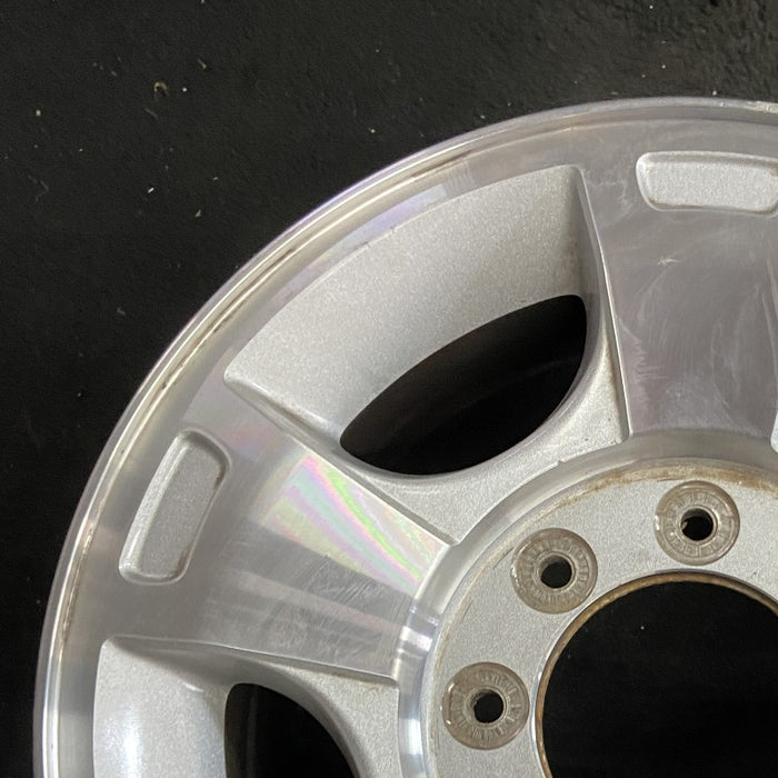 18" FORD F250SD PICKUP 09-10 18x8 SRW TPMS 5 spoke aluminum cast indented spoke ends Original OEM Wheel Rim