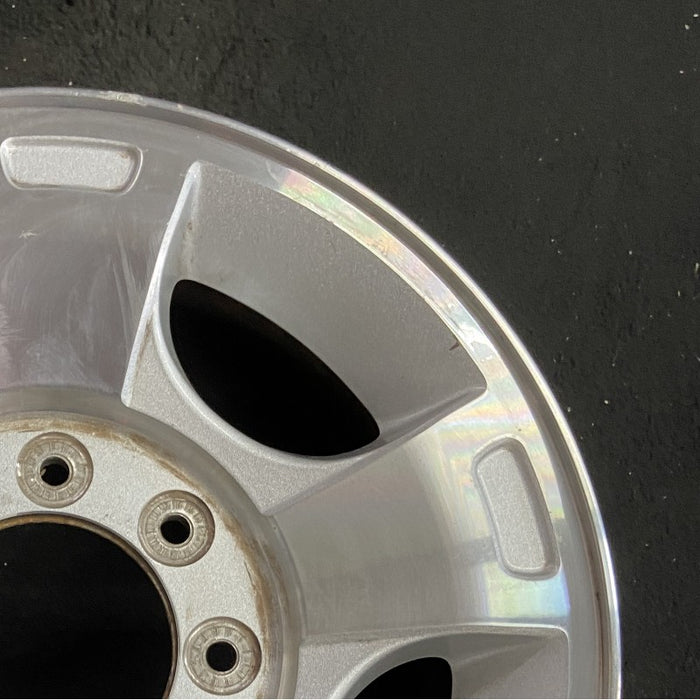 18" FORD F250SD PICKUP 09-10 18x8 SRW TPMS 5 spoke aluminum cast indented spoke ends Original OEM Wheel Rim
