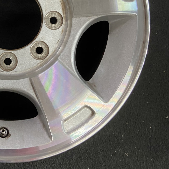18" FORD F250SD PICKUP 09-10 18x8 SRW TPMS 5 spoke aluminum cast indented spoke ends Original OEM Wheel Rim