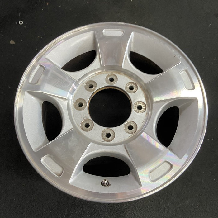 18" FORD F250SD PICKUP 09-10 18x8 SRW TPMS 5 spoke aluminum cast indented spoke ends Original OEM Wheel Rim