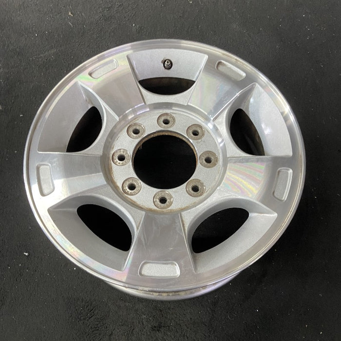 18" FORD F250SD PICKUP 09-10 18x8 SRW TPMS 5 spoke aluminum cast indented spoke ends Original OEM Wheel Rim
