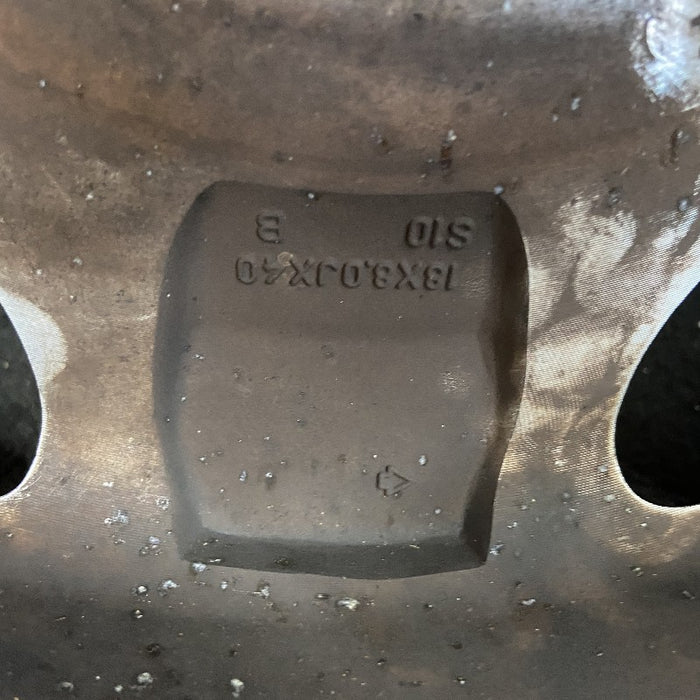18" FORD F250SD PICKUP 09-10 18x8 SRW TPMS 5 spoke aluminum cast indented spoke ends Original OEM Wheel Rim