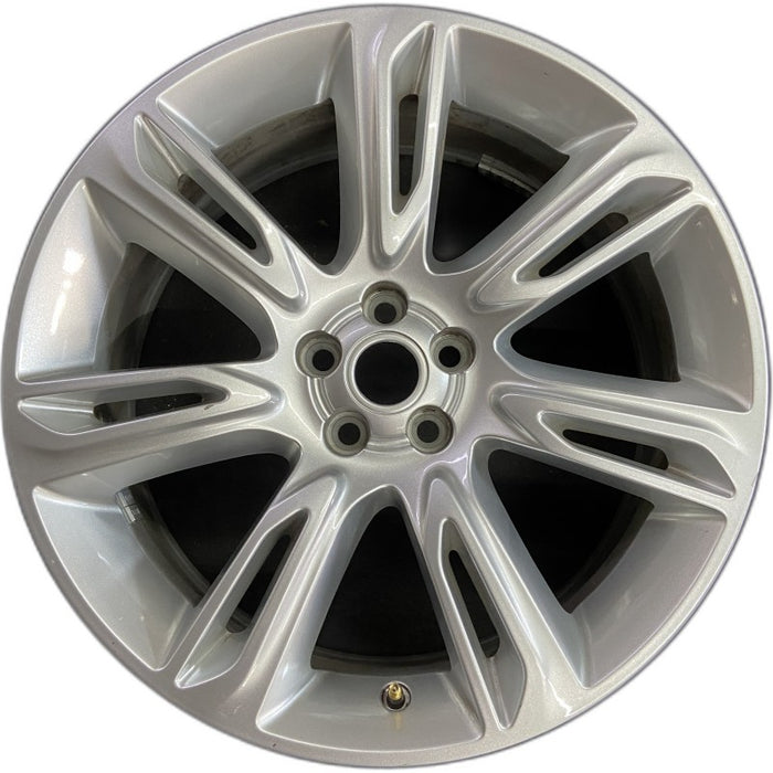20" VELAR 18-23 20x8.5 alloy 7 spoke split spoke silver Original OEM Wheel Rim