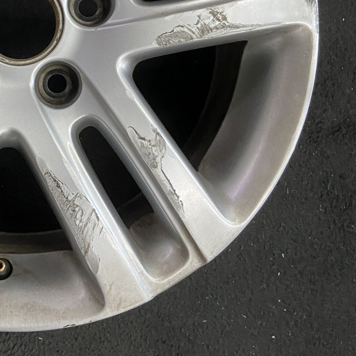 16" JETTA 05-10 VIN K 8th digit 5x112mm 16x6.5 alloy 5 double spoke silver Original OEM Wheel Rim