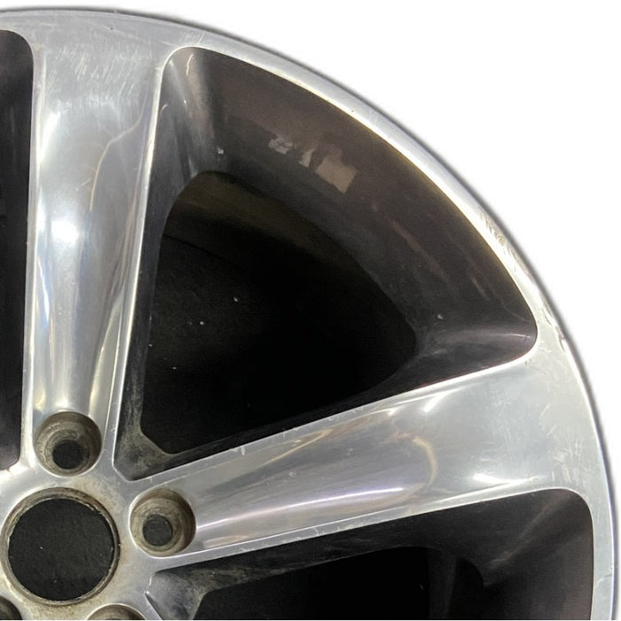 20" CHALLENGER 15-17 20x8 aluminum 5 individual spokes polished with pockets black Original OEM Wheel Rim