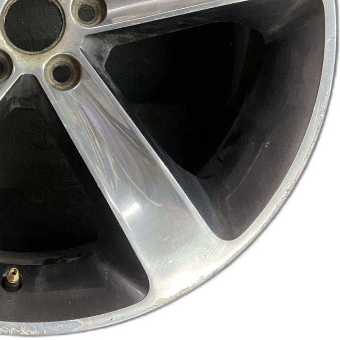 20" CHALLENGER 15-17 20x8 aluminum 5 individual spokes polished with pockets black Original OEM Wheel Rim