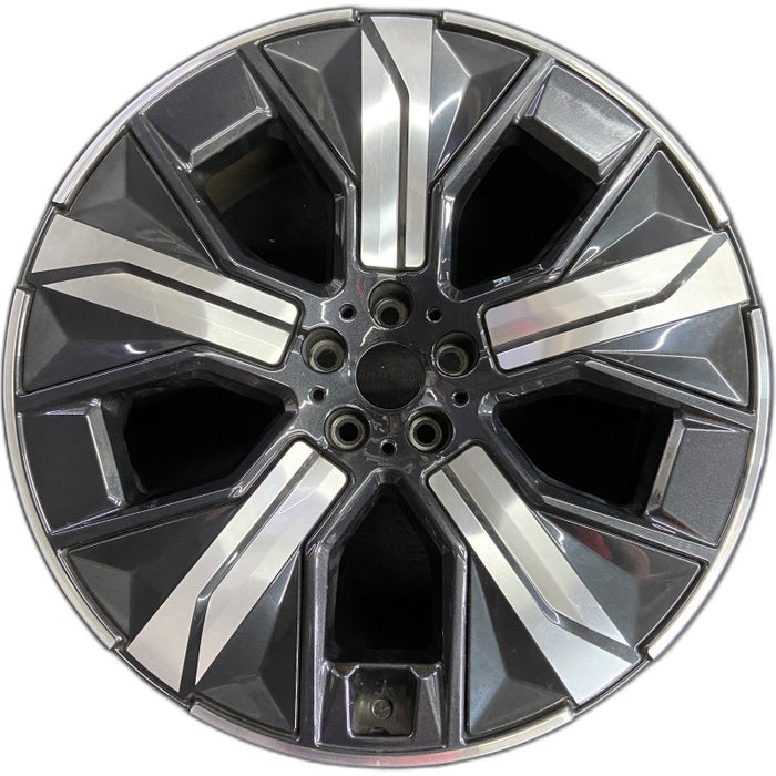 21" IX 22 21x9 5 spoke black spoke silver inlay Original OEM Wheel Rim