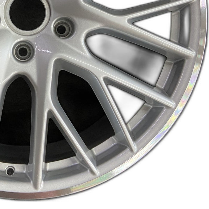 21" PORSCHE PANAMERA 17-23 alloy 21x9.5 10 spoke Y spoke design silver Original OEM Wheel Rim