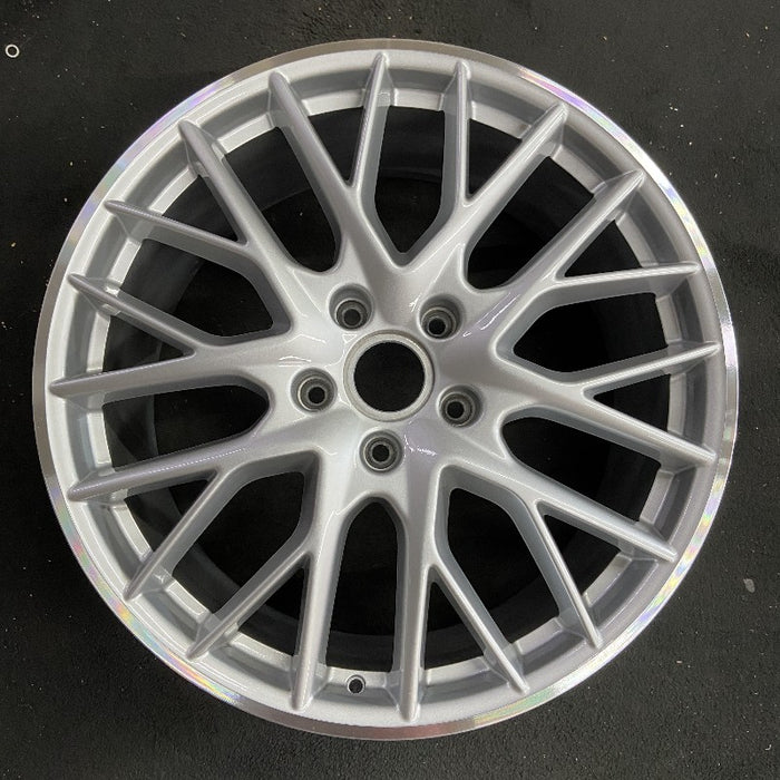 21" PORSCHE PANAMERA 17-23 alloy 21x9.5 10 spoke Y spoke design silver Original OEM Wheel Rim