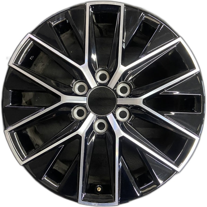 20" LEXUS GX550 24 20x7-1/2 alloy machined  black  Original OEM Wheel Rim