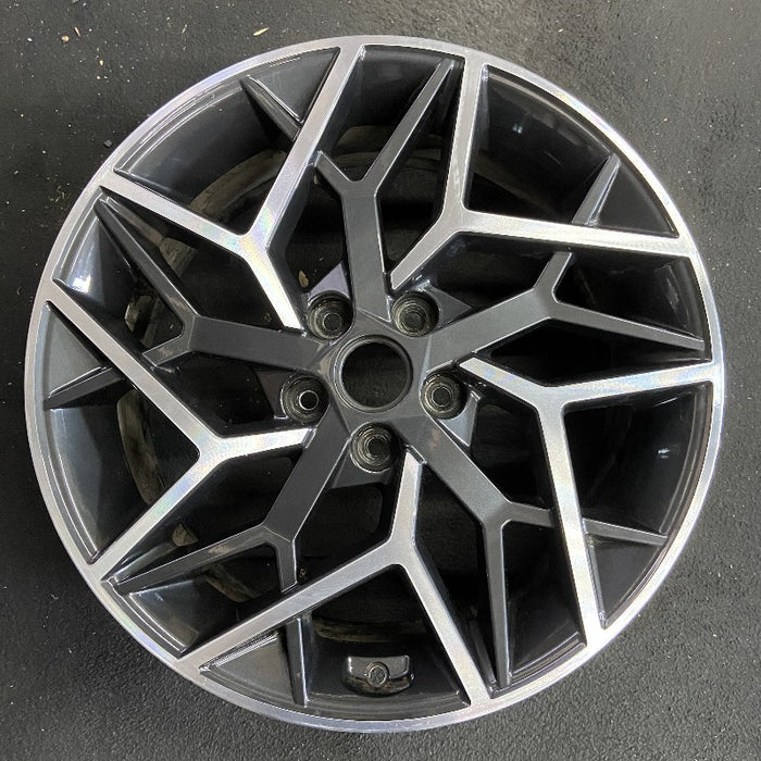 19" HYUNDAI SONATA 21-23 gasoline 19x8 alloy machined face 10 spoke Y spoke Original OEM Wheel Rim