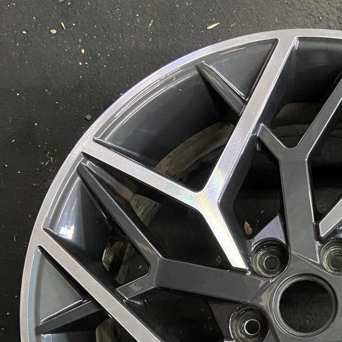 19" HYUNDAI SONATA 21-23 gasoline 19x8 alloy machined face 10 spoke Y spoke Original OEM Wheel Rim