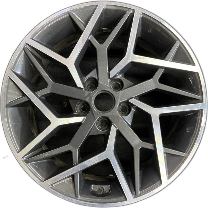 19" HYUNDAI SONATA 21-23 gasoline 19x8 alloy machined face 10 spoke Y spoke Original OEM Wheel Rim