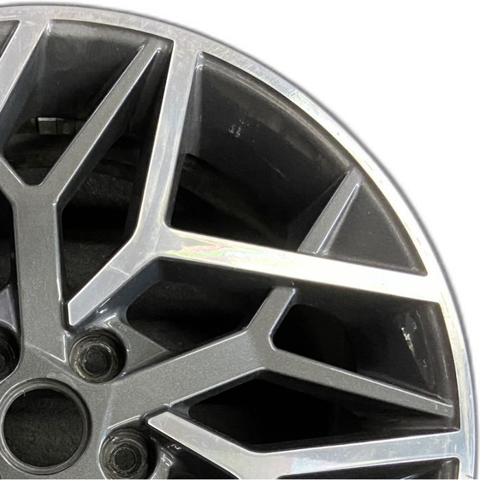 19" HYUNDAI SONATA 21-23 gasoline 19x8 alloy machined face 10 spoke Y spoke Original OEM Wheel Rim