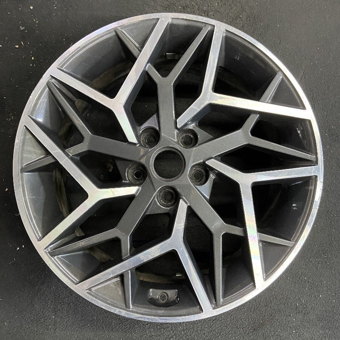 19" HYUNDAI SONATA 21-23 gasoline 19x8 alloy machined face 10 spoke Y spoke Original OEM Wheel Rim