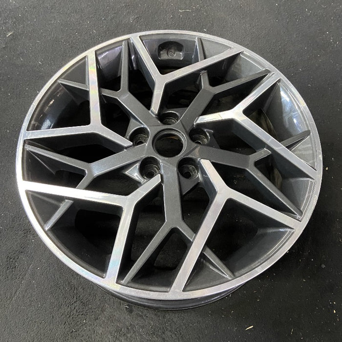 19" HYUNDAI SONATA 21-23 gasoline 19x8 alloy machined face 10 spoke Y spoke Original OEM Wheel Rim