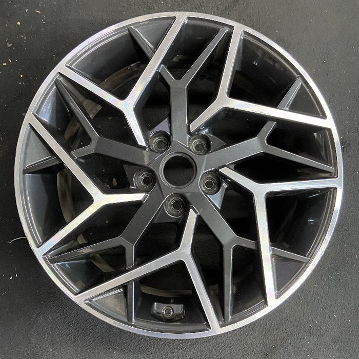 19" HYUNDAI SONATA 21-23 gasoline 19x8 alloy machined face 10 spoke Y spoke Original OEM Wheel Rim