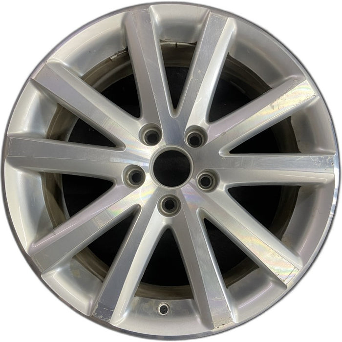 17" VOLKSWAGEN EOS 07-11 17x7-1/2 alloy 10 spoke machine finsh LeMans opt CA5 Original OEM Wheel Rim