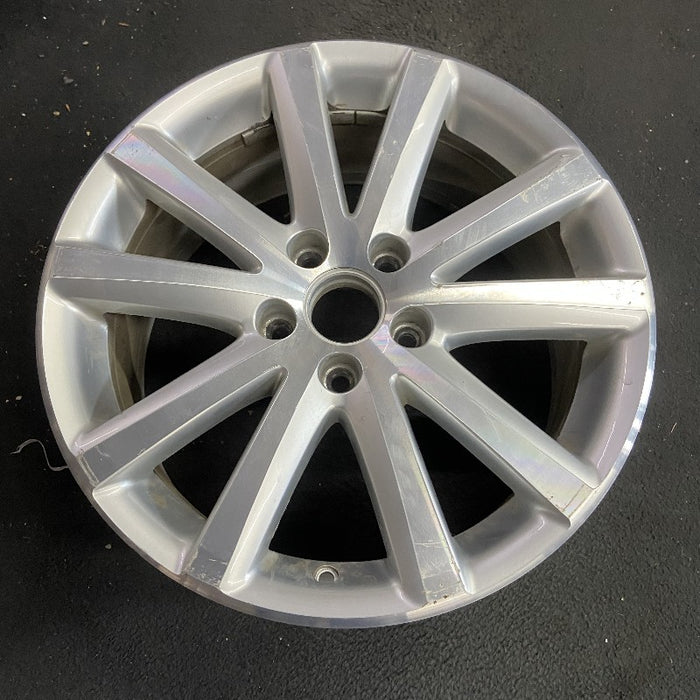 17" VOLKSWAGEN EOS 07-11 17x7-1/2 alloy 10 spoke machine finsh LeMans opt CA5 Original OEM Wheel Rim