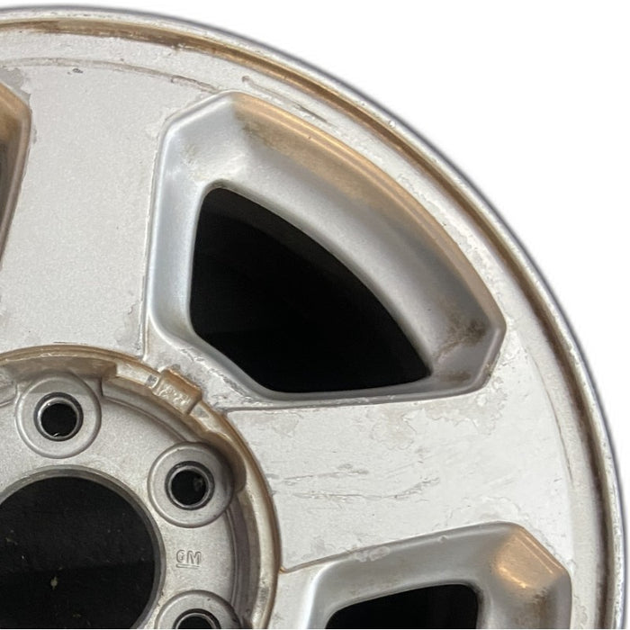 16" TRAILBLAZER 02-03 16x7 aluminum 5 spoke opt QC4 LS flat face  pockets Original OEM Wheel Rim