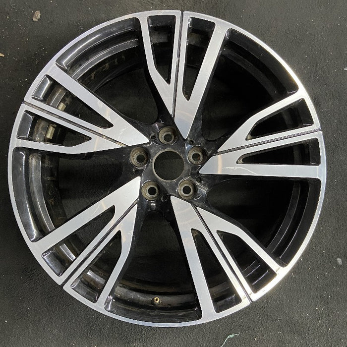 20" BMW i8 14-17 20x7.5 alloy directial frt rear 5 spoke W spoke design L. Original OEM Wheel Rim