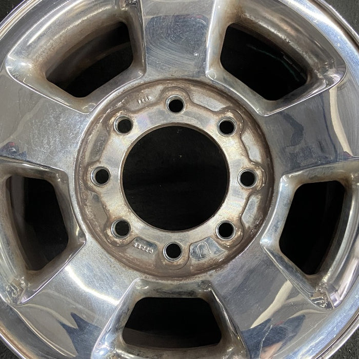 17" DODGE 1500 PICKUP 06 8 lug 17x8 aluminum chrome clad Original OEM Wheel Rim