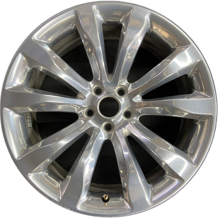 20" 300 15-22 20x8 alloy 10 spoke flared spoke polished Original OEM Wheel Rim