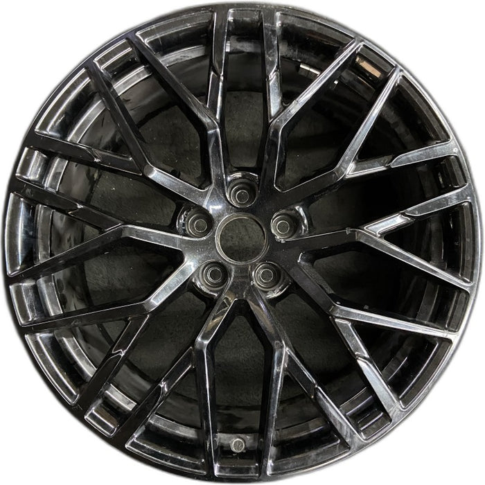 19" AUDI R8 17-18 20x8.5 frt 20 spoke titanium finish Original OEM Wheel Rim