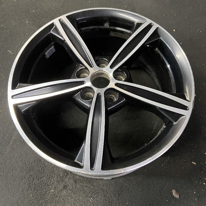 18" FUSION 15-16 18x8 aluminum 5 spoke machined with black pockets Original OEM Wheel Rim