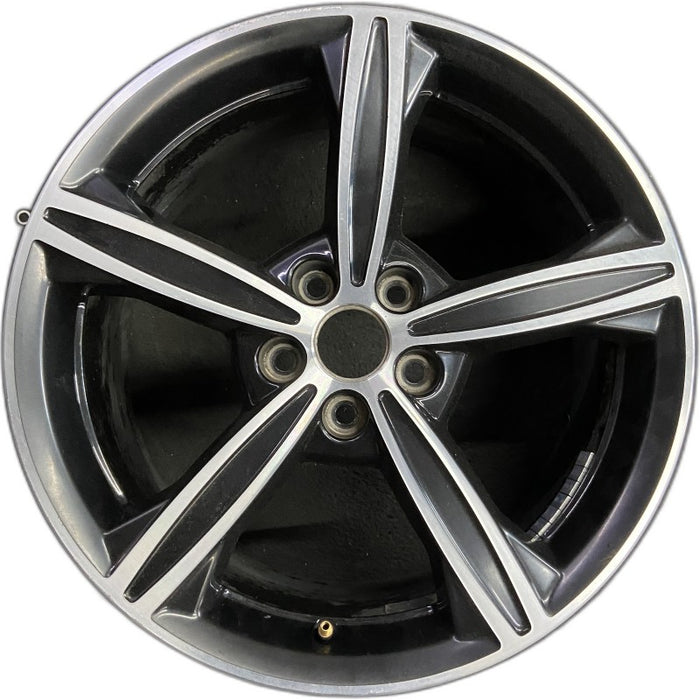 18" FUSION 15-16 18x8 aluminum 5 spoke machined with black pockets Original OEM Wheel Rim