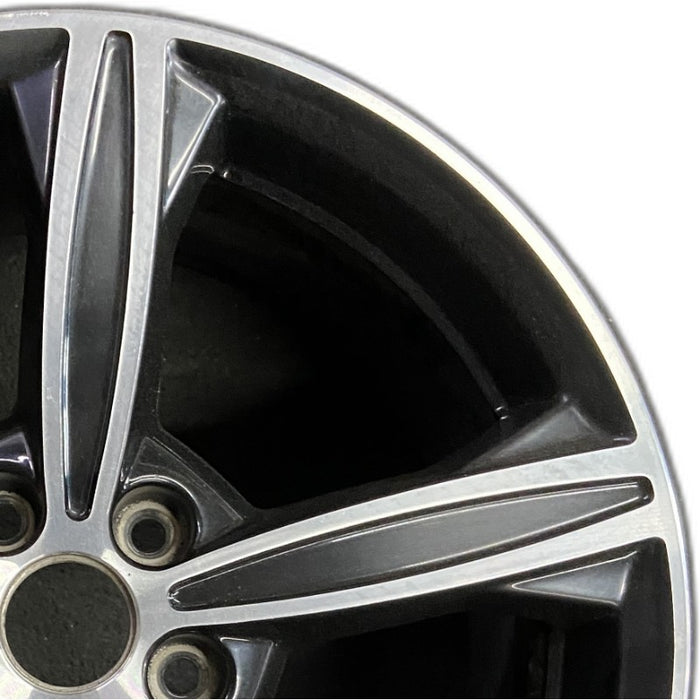 18" FUSION 15-16 18x8 aluminum 5 spoke machined with black pockets Original OEM Wheel Rim