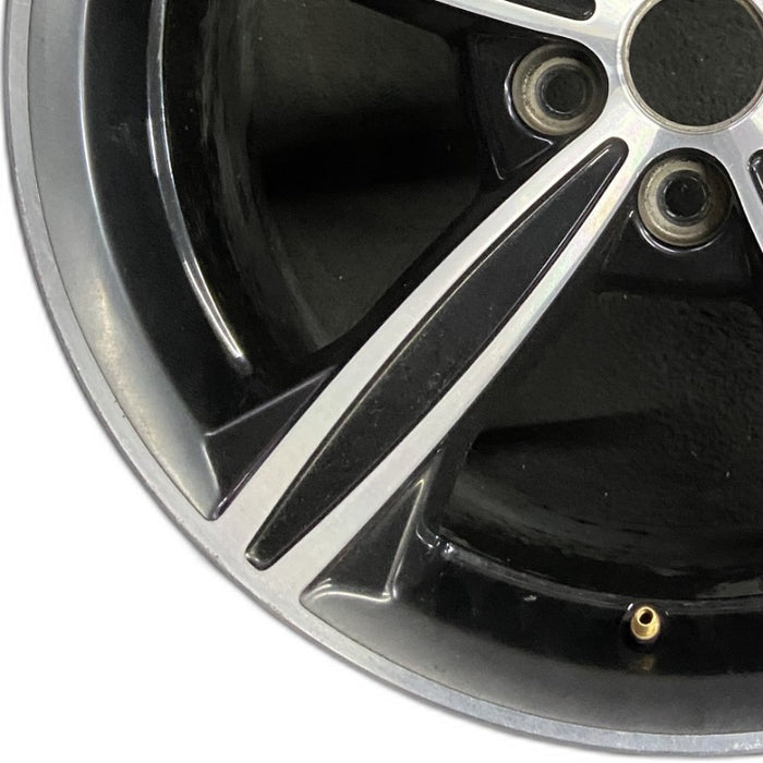 18" FUSION 15-16 18x8 aluminum 5 spoke machined with black pockets Original OEM Wheel Rim