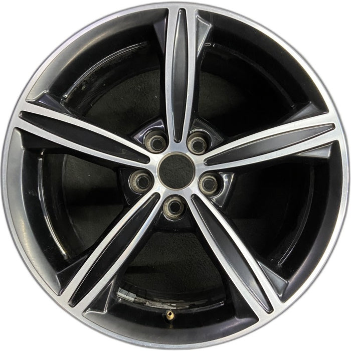 18" FUSION 15-16 18x8 aluminum 5 spoke machined with black pockets Original OEM Wheel Rim