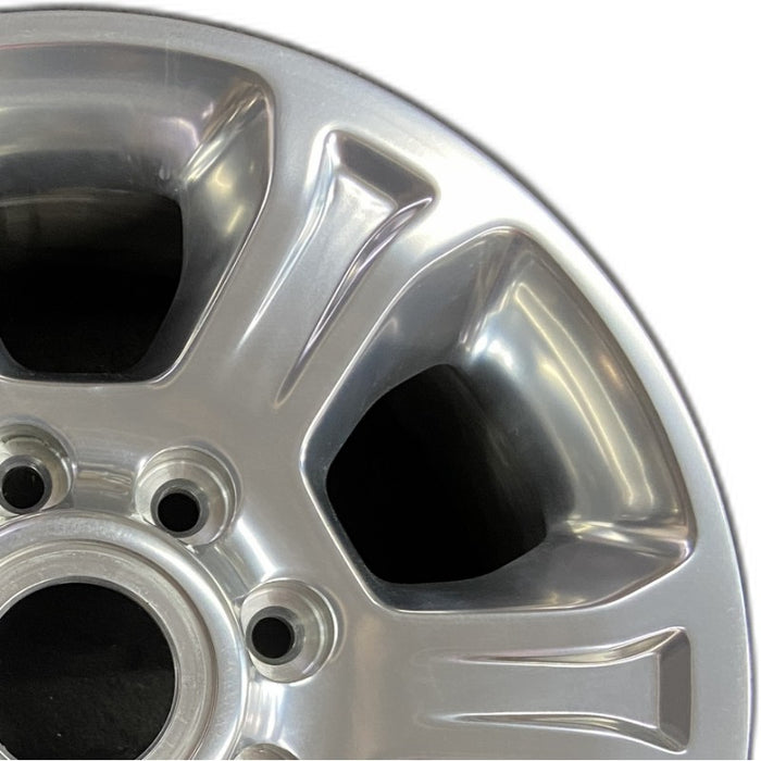 18" DODGE 2500 PICKUP 19-24 18x8 6 spoke aluminum solid spoke opt WBE polished Original OEM Wheel Rim