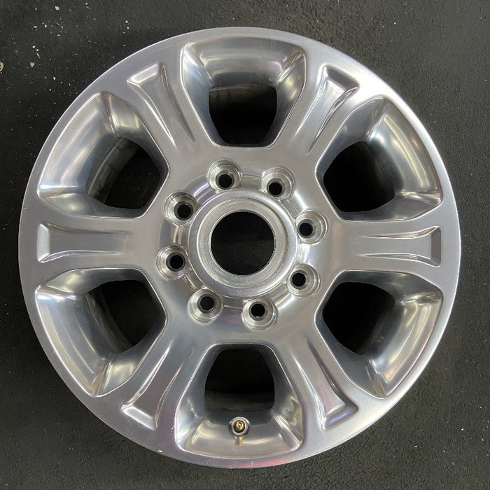 18" DODGE 2500 PICKUP 19-24 18x8 6 spoke aluminum solid spoke opt WBE polished Original OEM Wheel Rim