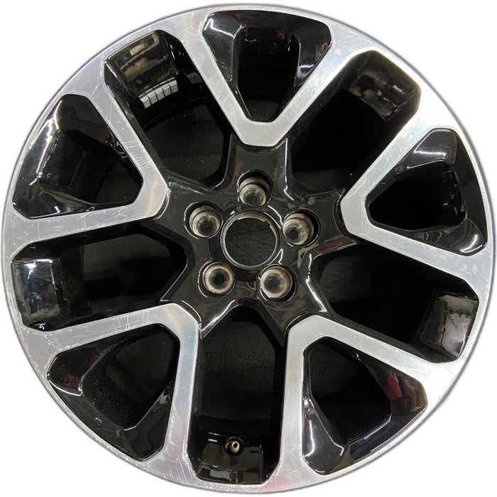 19" COMPASS 17 horiztal rear hle 19x7.5 aluminum polished face with black pockets opt WP4 Original OEM Wheel Rim