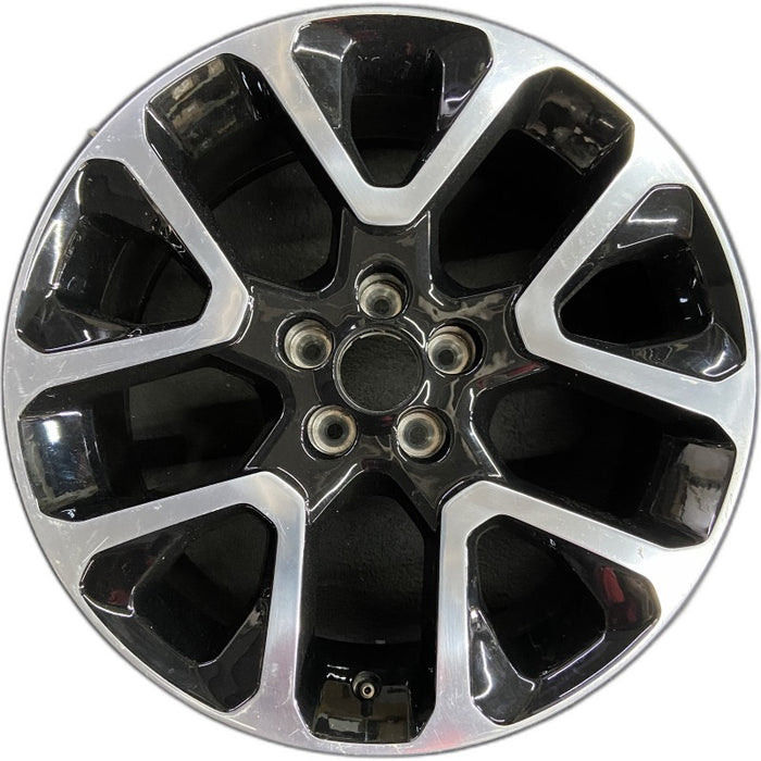 19" COMPASS 17 horiztal rear hle 19x7.5 aluminum polished face with black pockets opt WP4 Original OEM Wheel Rim