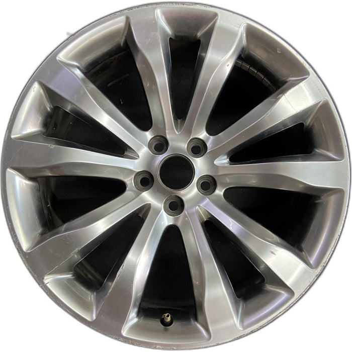 20" 300 15-22 20x8 alloy 10 spoke flared spoke polished Original OEM Wheel Rim