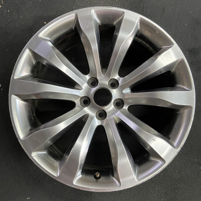 20" 300 15-22 20x8 alloy 10 spoke flared spoke polished Original OEM Wheel Rim