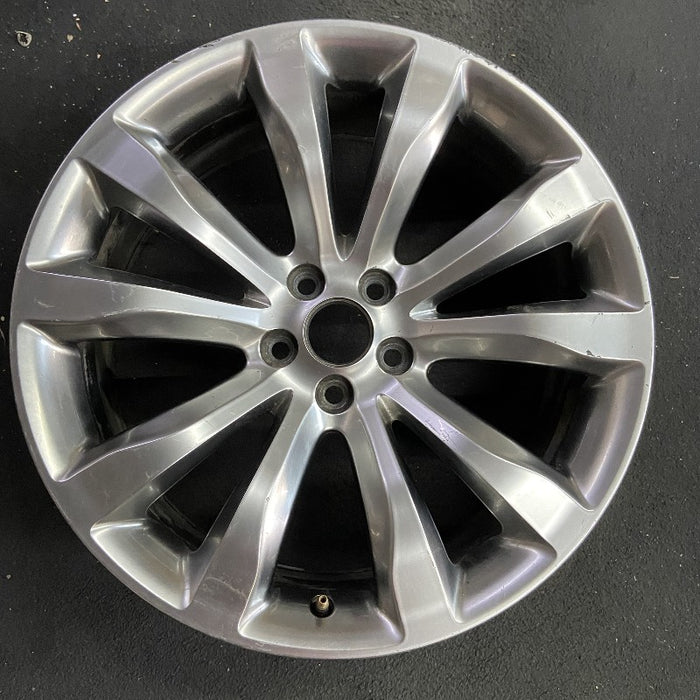 20" 300 15-22 20x8 alloy 10 spoke flared spoke polished Original OEM Wheel Rim