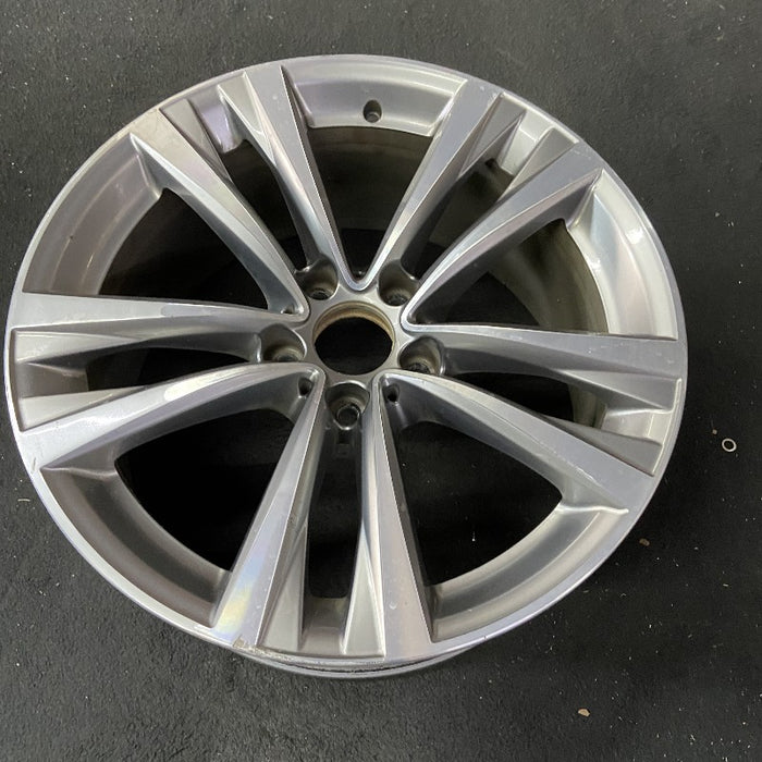 19" BMW 528i 16 19x8.5 alloy 5 spoke design double spoke flared spoke Original OEM Wheel Rim