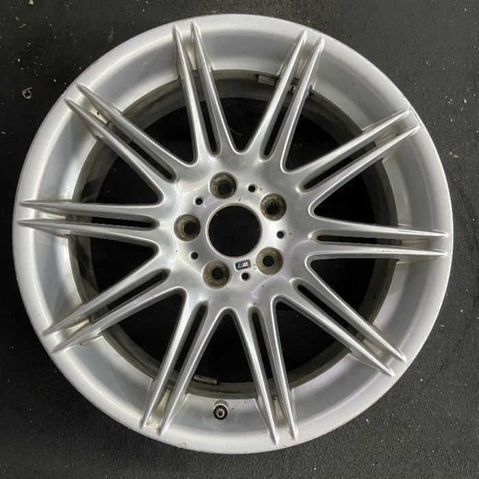 19" BMW 323i 07-12 19x8 alloy frt 10 double spoke narrow spoke end Original OEM Wheel Rim