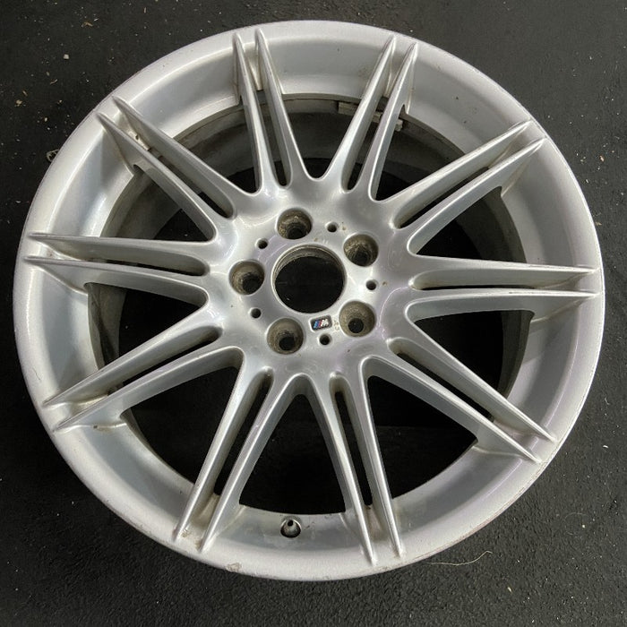 19" BMW 323i 07-12 19x8 alloy frt 10 double spoke narrow spoke end Original OEM Wheel Rim