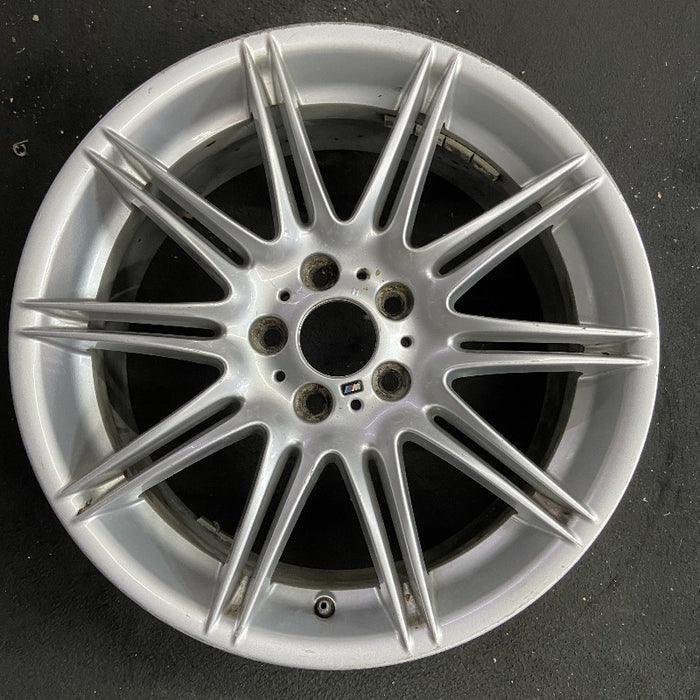 19" BMW 323i 07-12 19x8 alloy frt 10 double spoke narrow spoke end Original OEM Wheel Rim