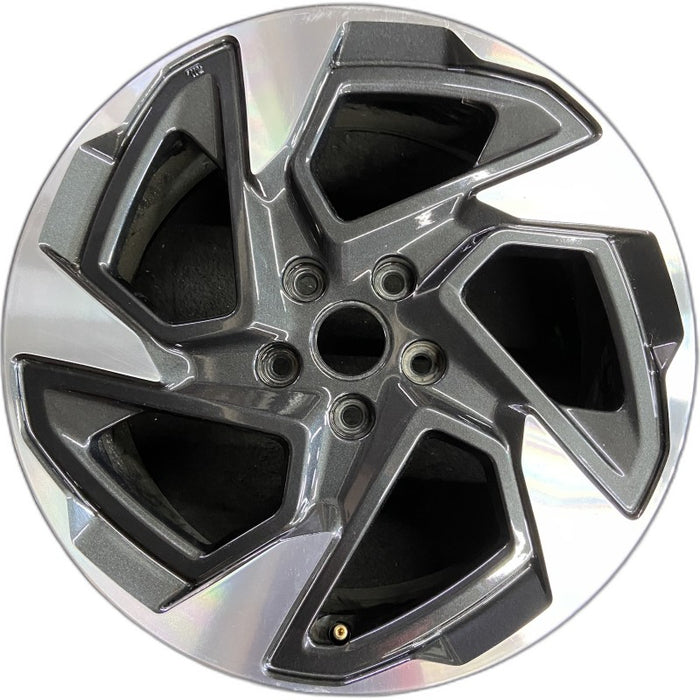 18" XV CROSSTREK 24 18x7 alloy angled spoke machined face with pockets Original OEM Wheel Rim