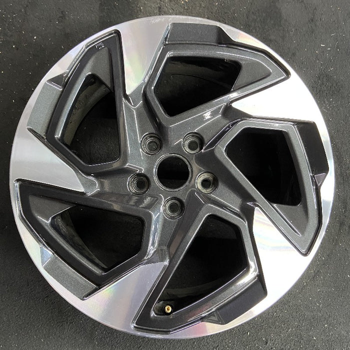 18" XV CROSSTREK 24 18x7 alloy angled spoke machined face with pockets Original OEM Wheel Rim