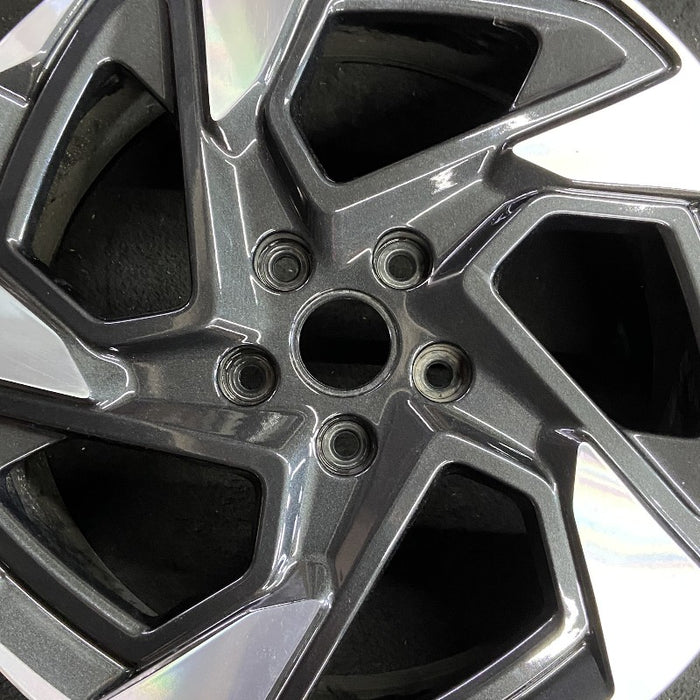 18" XV CROSSTREK 24 18x7 alloy angled spoke machined face with pockets Original OEM Wheel Rim