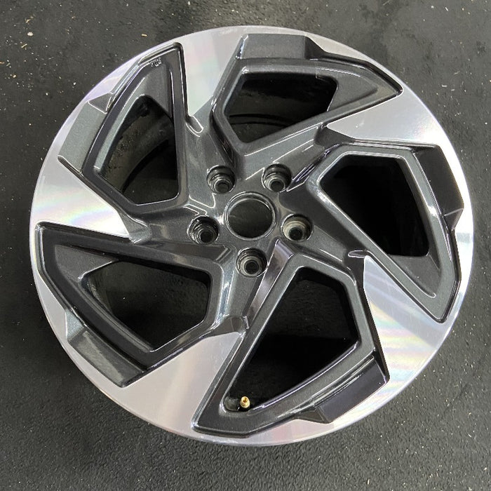 18" XV CROSSTREK 24 18x7 alloy angled spoke machined face with pockets Original OEM Wheel Rim