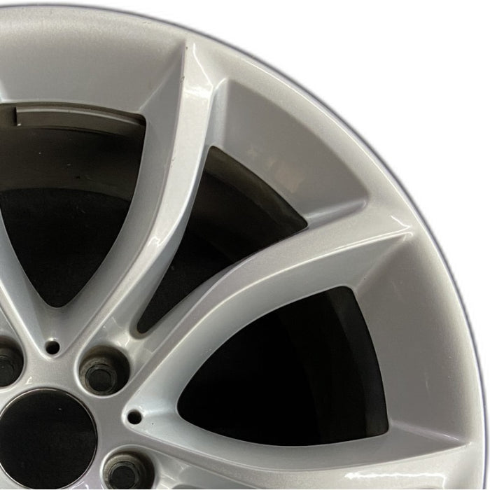 19" BMW X6 15-17 19x9 alloy 5 spoke V spoke w/o dimples between lugs; 18mm offset Original OEM Wheel Rim